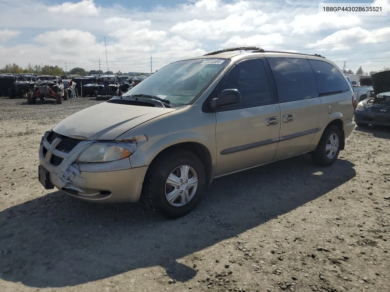 2002 Dodge Grand Caravan Sport VIN: 1B8GP44302B635521 Lot: 72230584