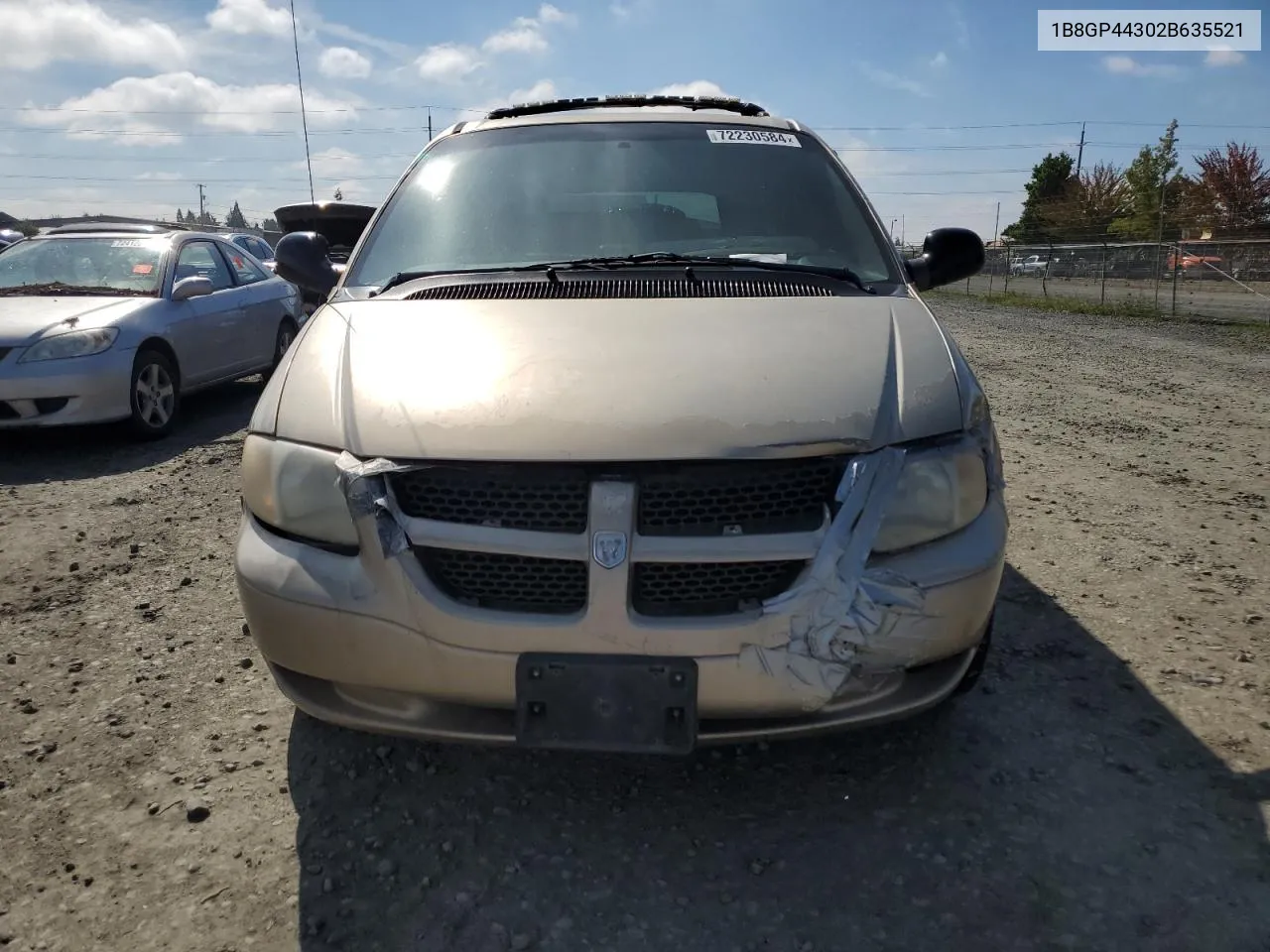 2002 Dodge Grand Caravan Sport VIN: 1B8GP44302B635521 Lot: 72230584