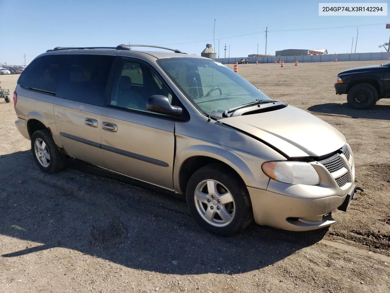 2003 Dodge Grand Caravan Ex VIN: 2D4GP74LX3R142294 Lot: 49203114