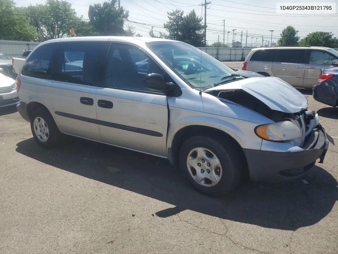 2003 Dodge Caravan Se VIN: 1D4GP25343B121795 Lot: 53480914