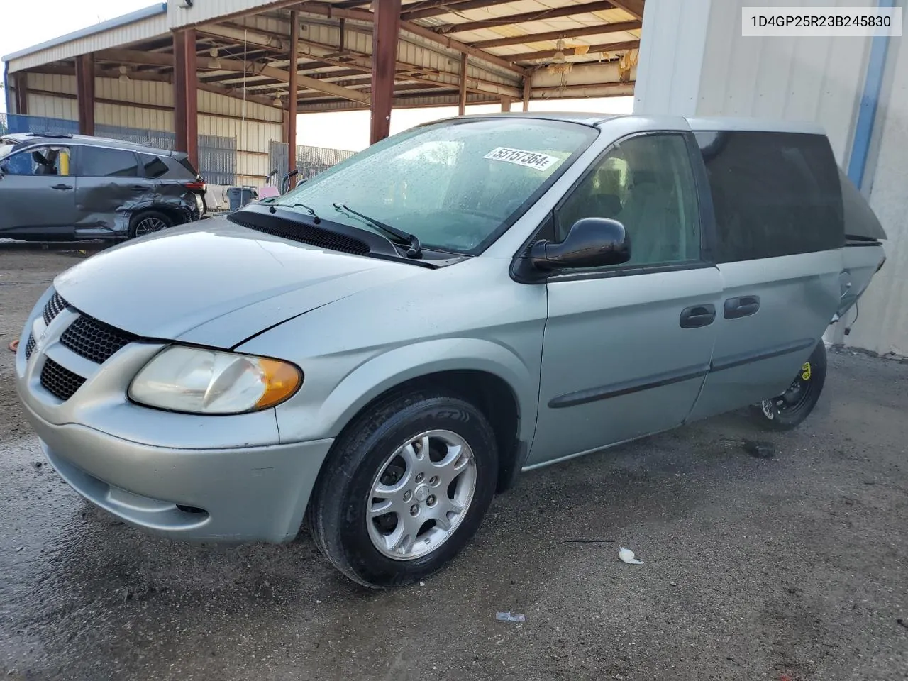 2003 Dodge Caravan Se VIN: 1D4GP25R23B245830 Lot: 55157364