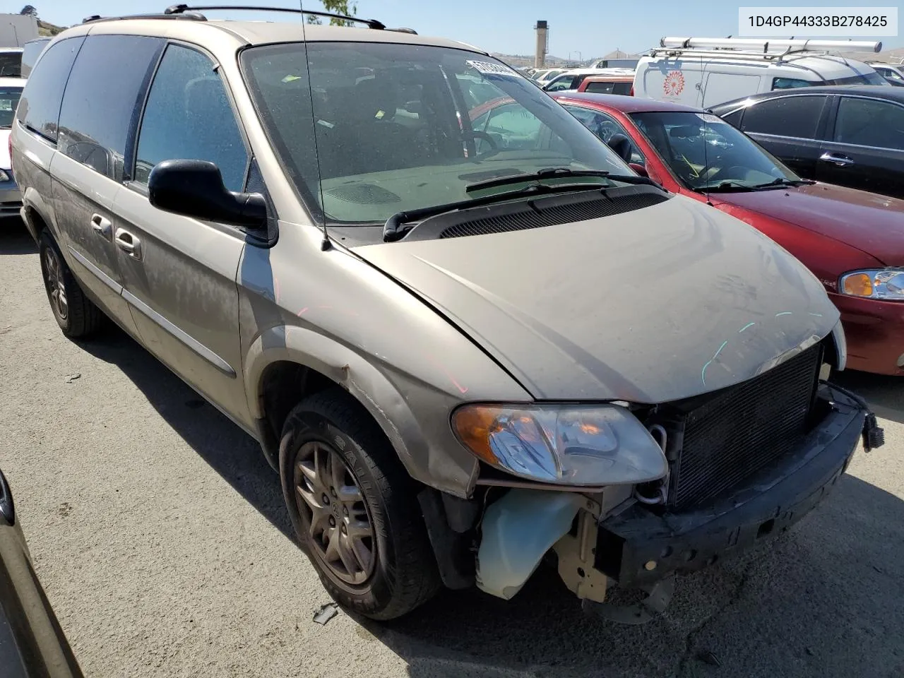 2003 Dodge Grand Caravan Sport VIN: 1D4GP44333B278425 Lot: 57038444