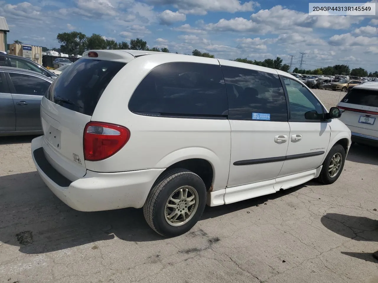 2003 Dodge Grand Caravan Sport VIN: 2D4GP44313R145549 Lot: 68259814