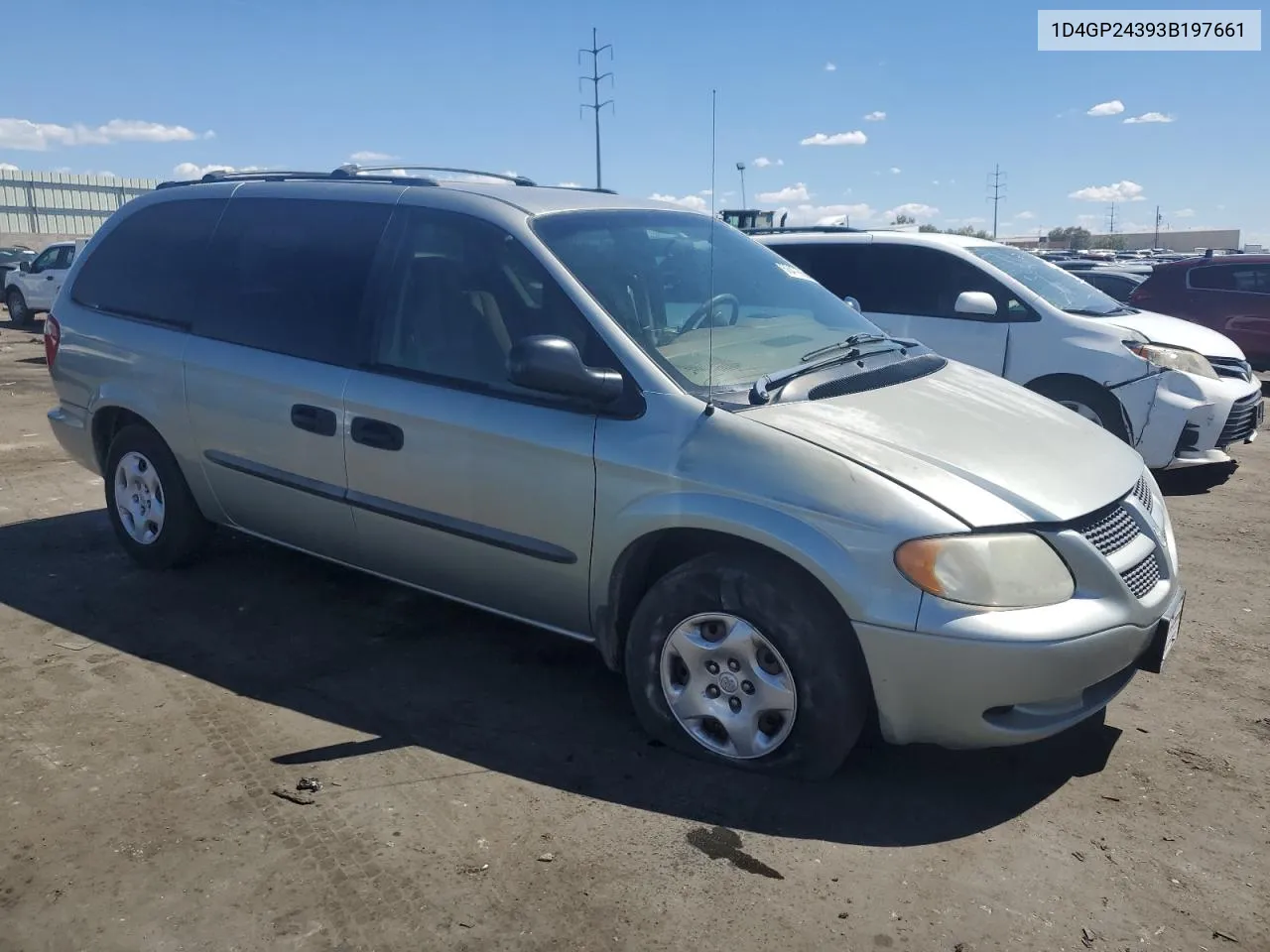 2003 Dodge Grand Caravan Se VIN: 1D4GP24393B197661 Lot: 68476634