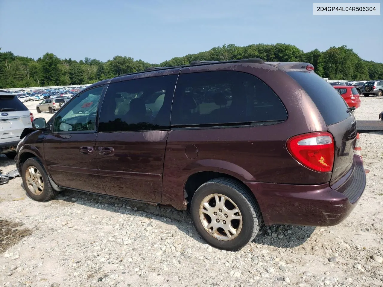 2004 Dodge Grand Caravan Sxt VIN: 2D4GP44L04R506304 Lot: 66754364