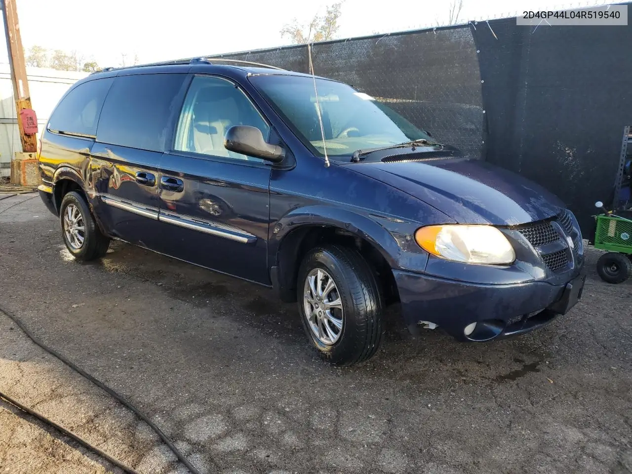 2D4GP44L04R519540 2004 Dodge Grand Caravan Sxt