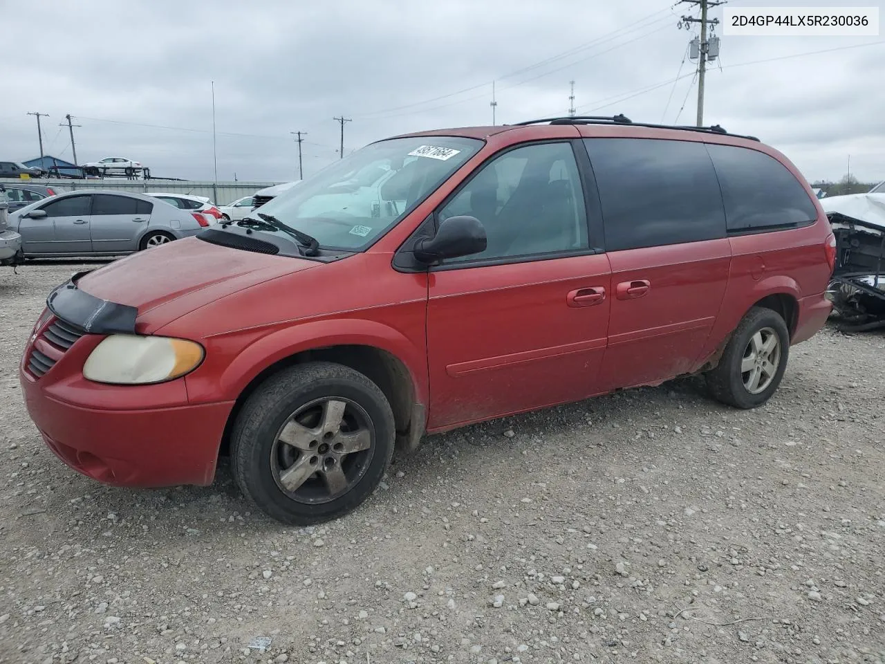 2005 Dodge Grand Caravan Sxt VIN: 2D4GP44LX5R230036 Lot: 49571664