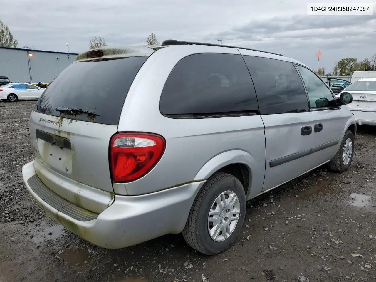 2005 Dodge Grand Caravan Se VIN: 1D4GP24R35B247087 Lot: 50183404