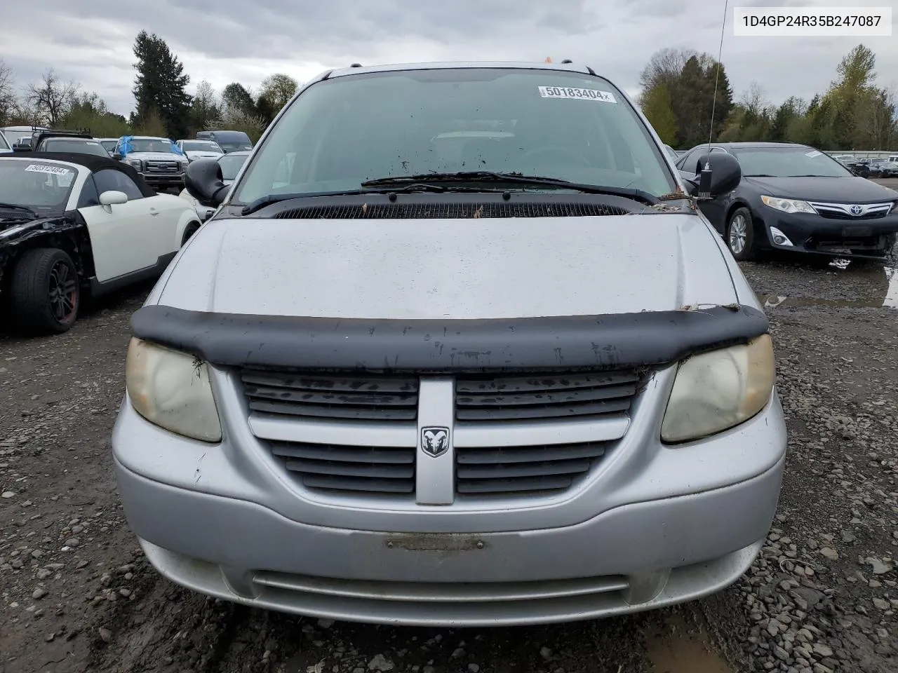 2005 Dodge Grand Caravan Se VIN: 1D4GP24R35B247087 Lot: 50183404