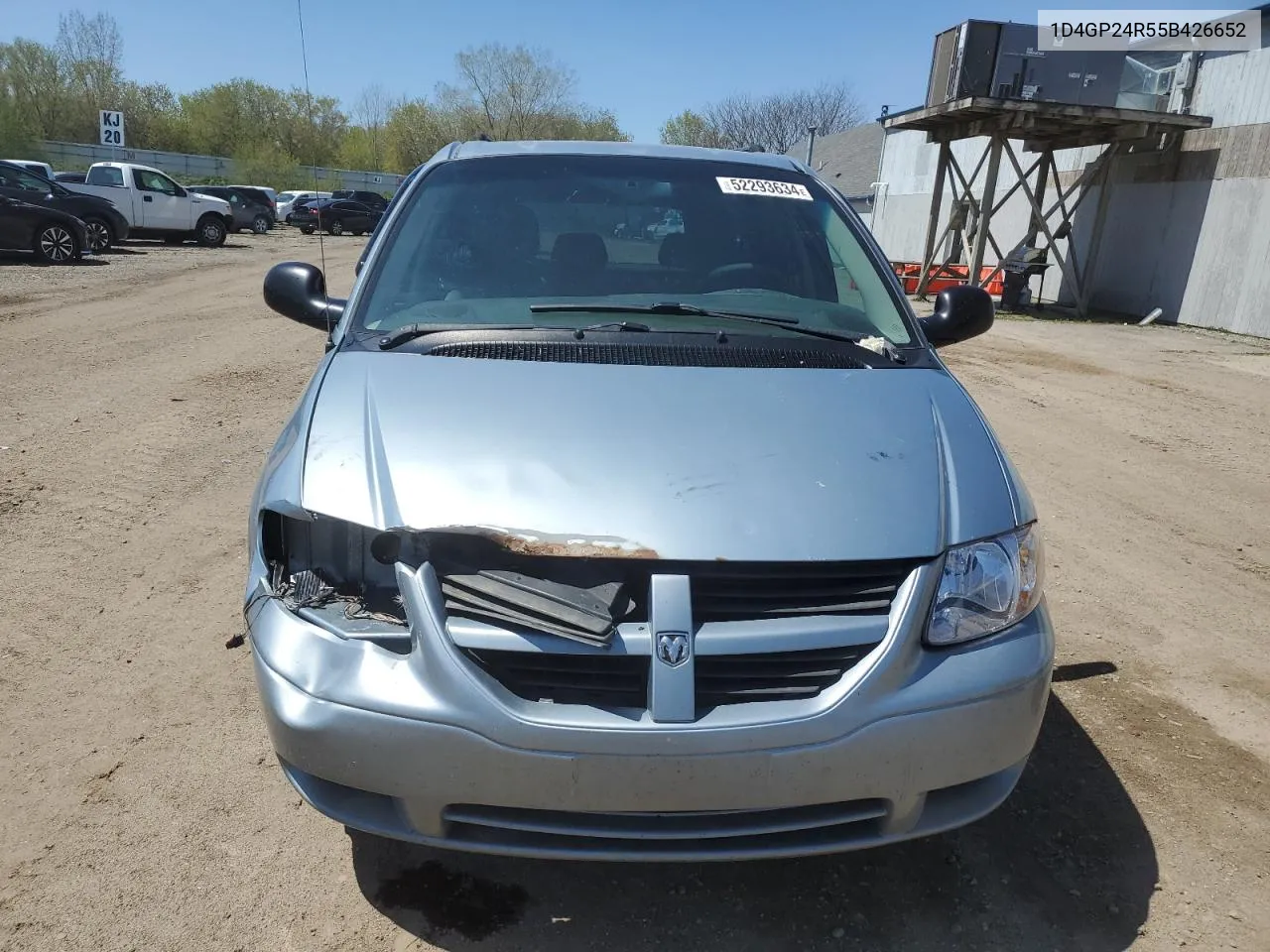 1D4GP24R55B426652 2005 Dodge Grand Caravan Se