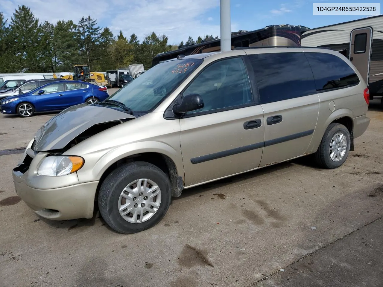 2005 Dodge Grand Caravan Se VIN: 1D4GP24R65B422528 Lot: 52874454