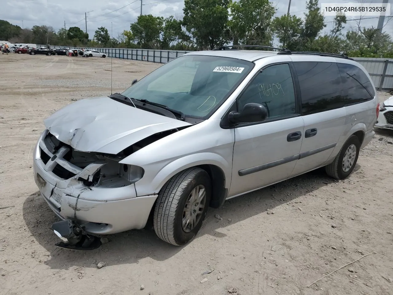 1D4GP24R65B129535 2005 Dodge Grand Caravan Se