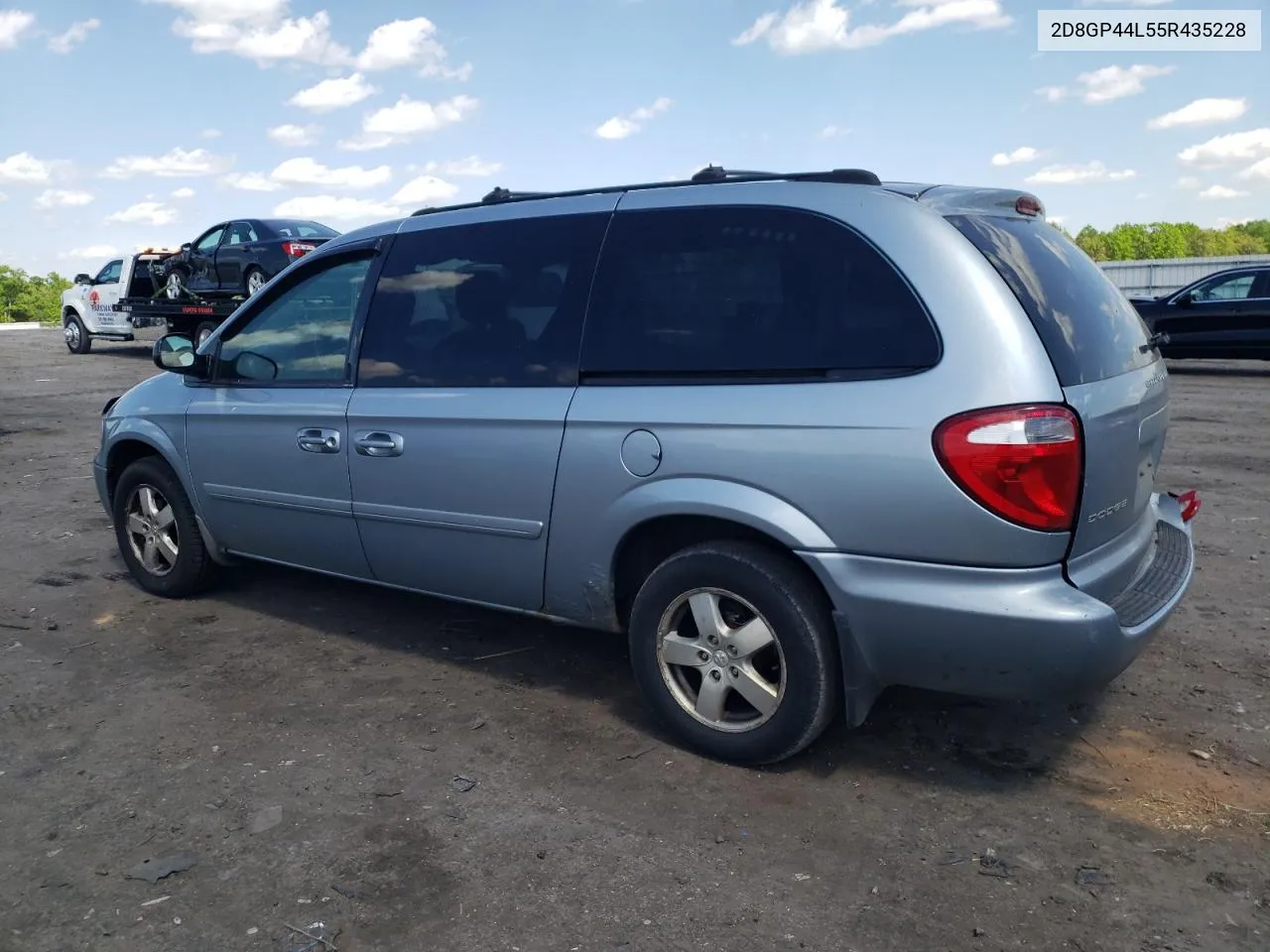 2005 Dodge Grand Caravan Sxt VIN: 2D8GP44L55R435228 Lot: 53096204