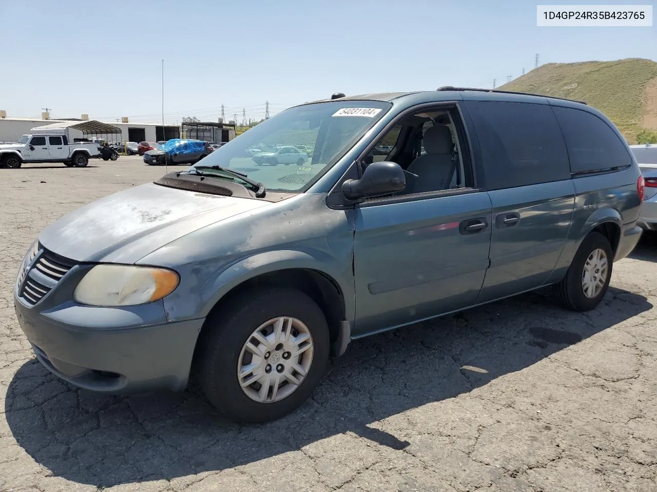 2005 Dodge Grand Caravan Se VIN: 1D4GP24R35B423765 Lot: 54031104