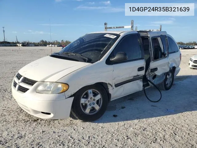 2005 Dodge Grand Caravan Se VIN: 1D4GP24R35B321639 Lot: 54218864