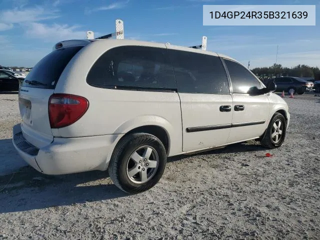 1D4GP24R35B321639 2005 Dodge Grand Caravan Se