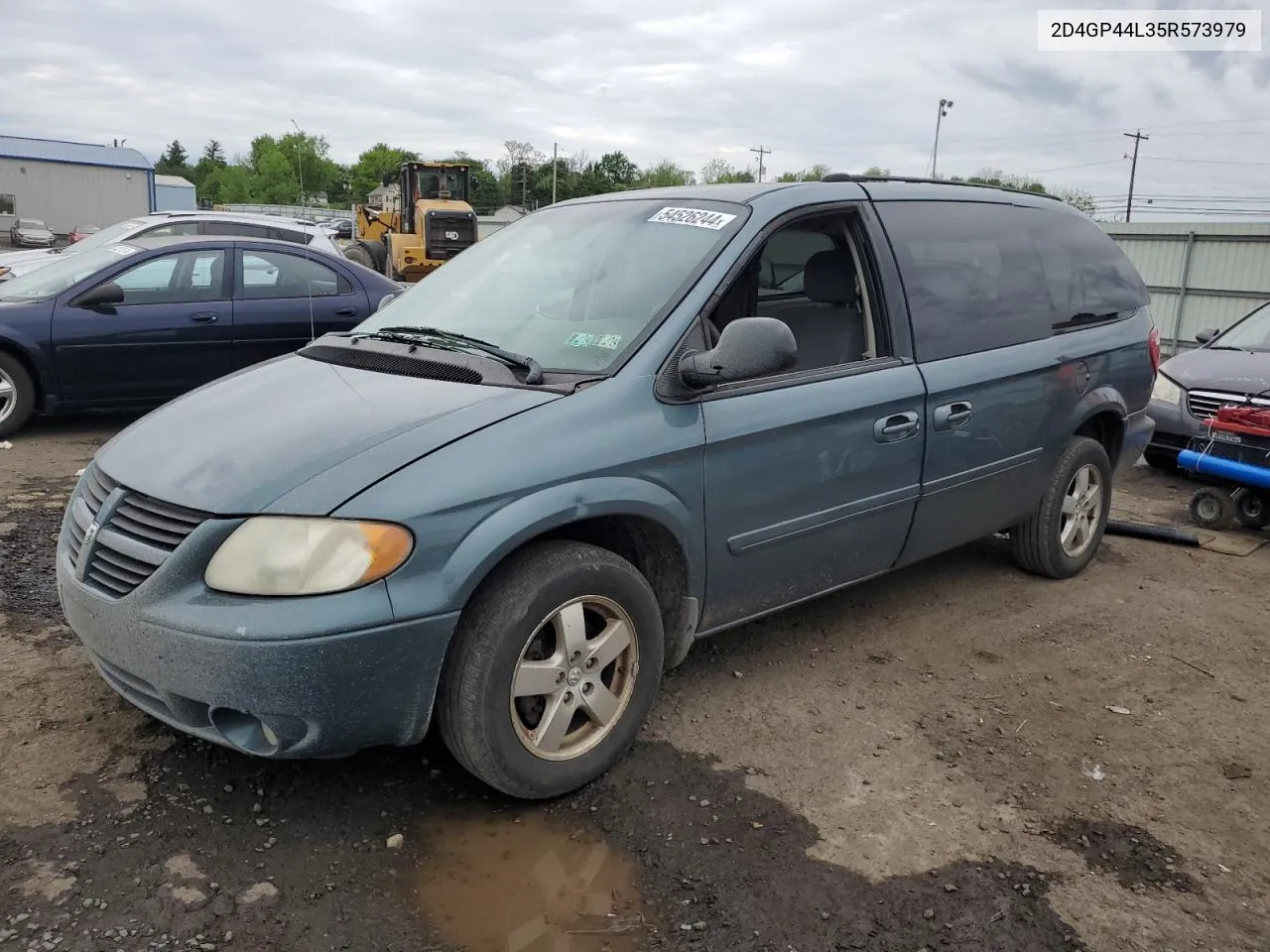 2005 Dodge Grand Caravan Sxt VIN: 2D4GP44L35R573979 Lot: 54526244