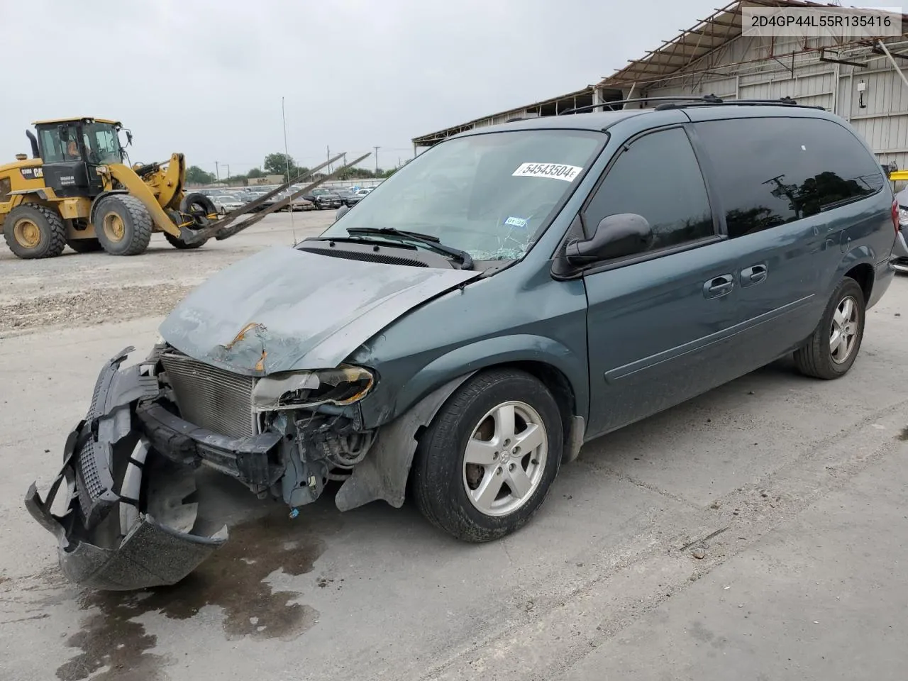 2005 Dodge Grand Caravan Sxt VIN: 2D4GP44L55R135416 Lot: 54543504