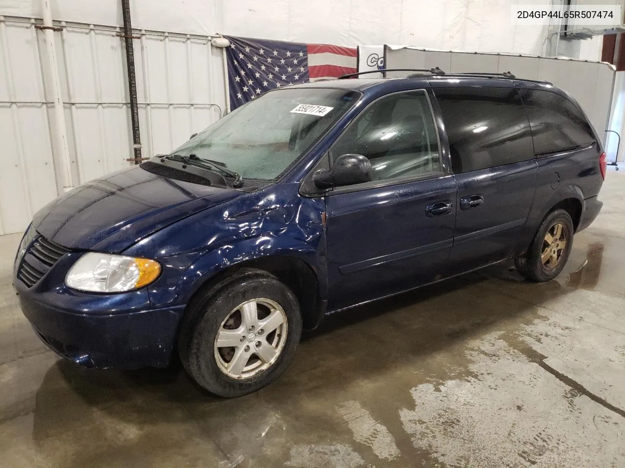 2005 Dodge Grand Caravan Sxt VIN: 2D4GP44L65R507474 Lot: 55921714