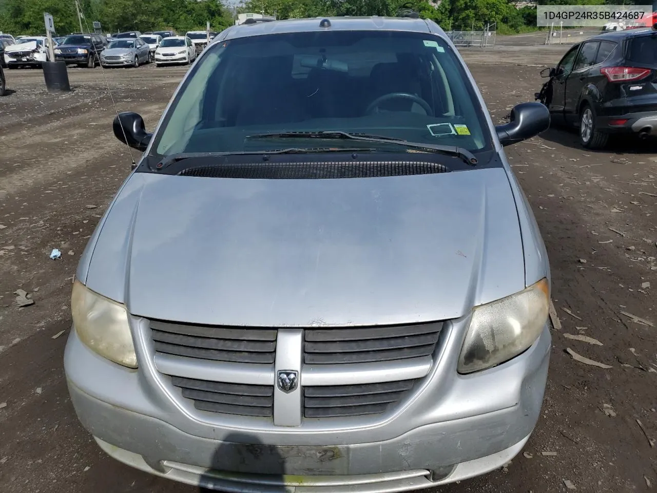 2005 Dodge Grand Caravan Se VIN: 1D4GP24R35B424687 Lot: 56072174