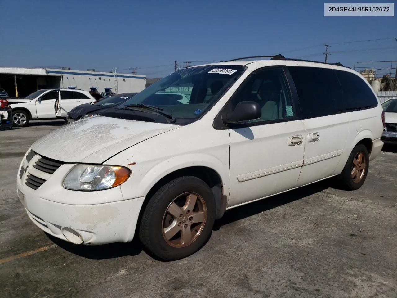 2005 Dodge Grand Caravan Sxt VIN: 2D4GP44L95R152672 Lot: 58289294