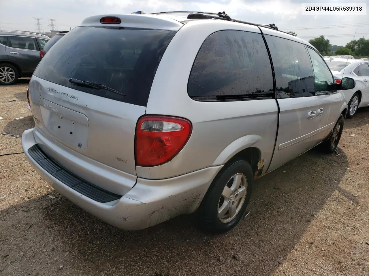 2005 Dodge Grand Caravan Sxt VIN: 2D4GP44L05R539918 Lot: 59206293