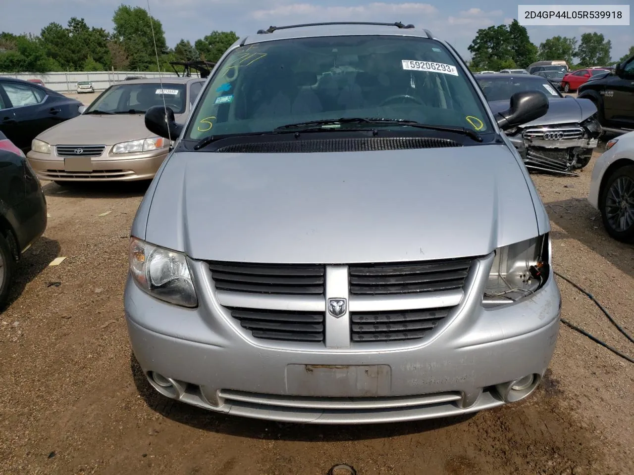 2005 Dodge Grand Caravan Sxt VIN: 2D4GP44L05R539918 Lot: 59206293