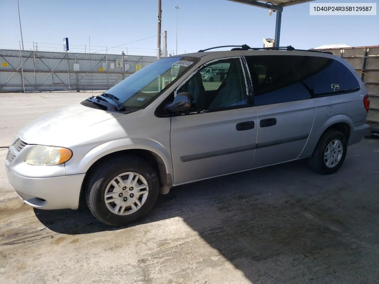 2005 Dodge Grand Caravan Se VIN: 1D4GP24R35B129587 Lot: 59804574