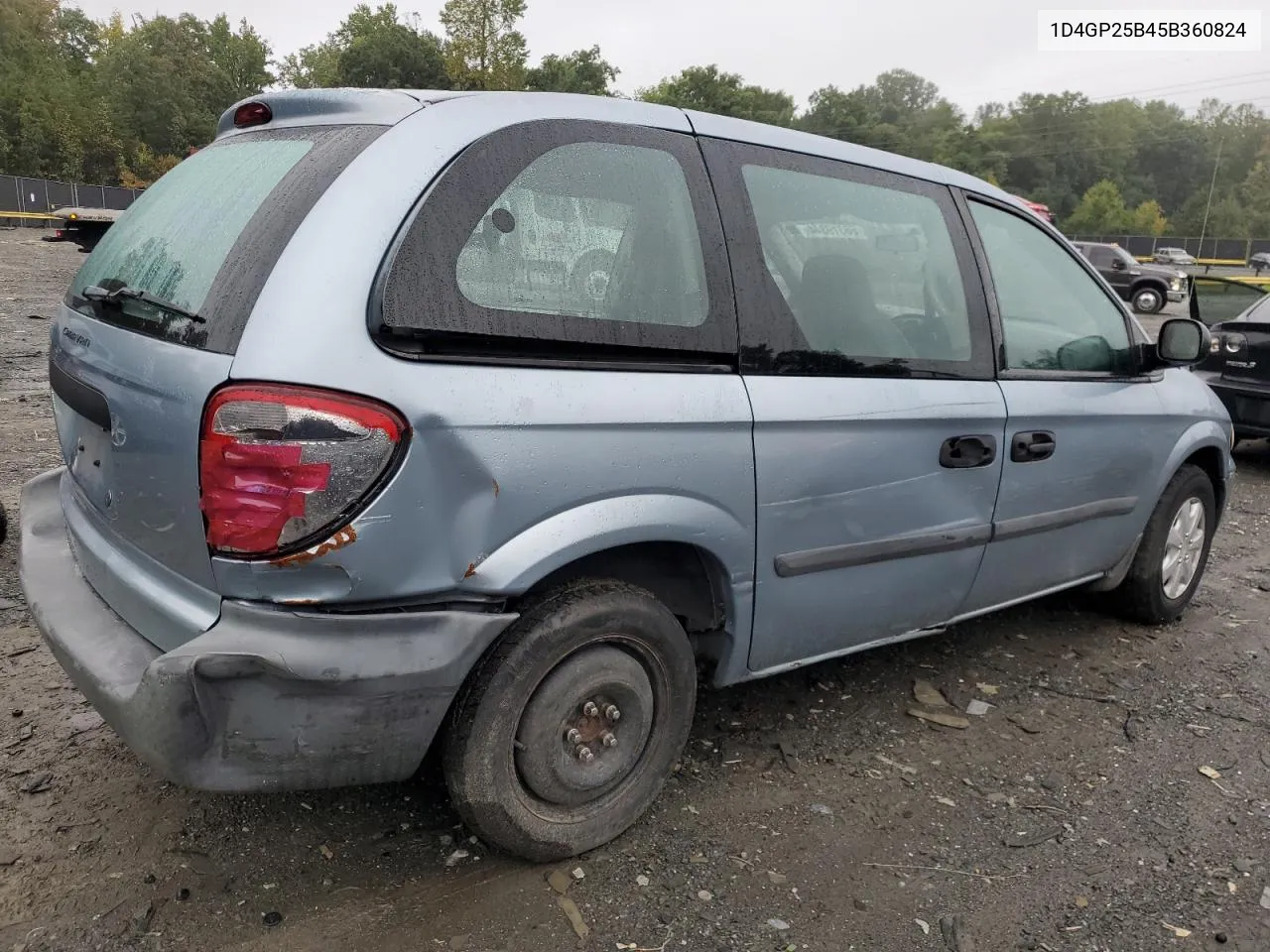 2005 Dodge Caravan Se VIN: 1D4GP25B45B360824 Lot: 66319344