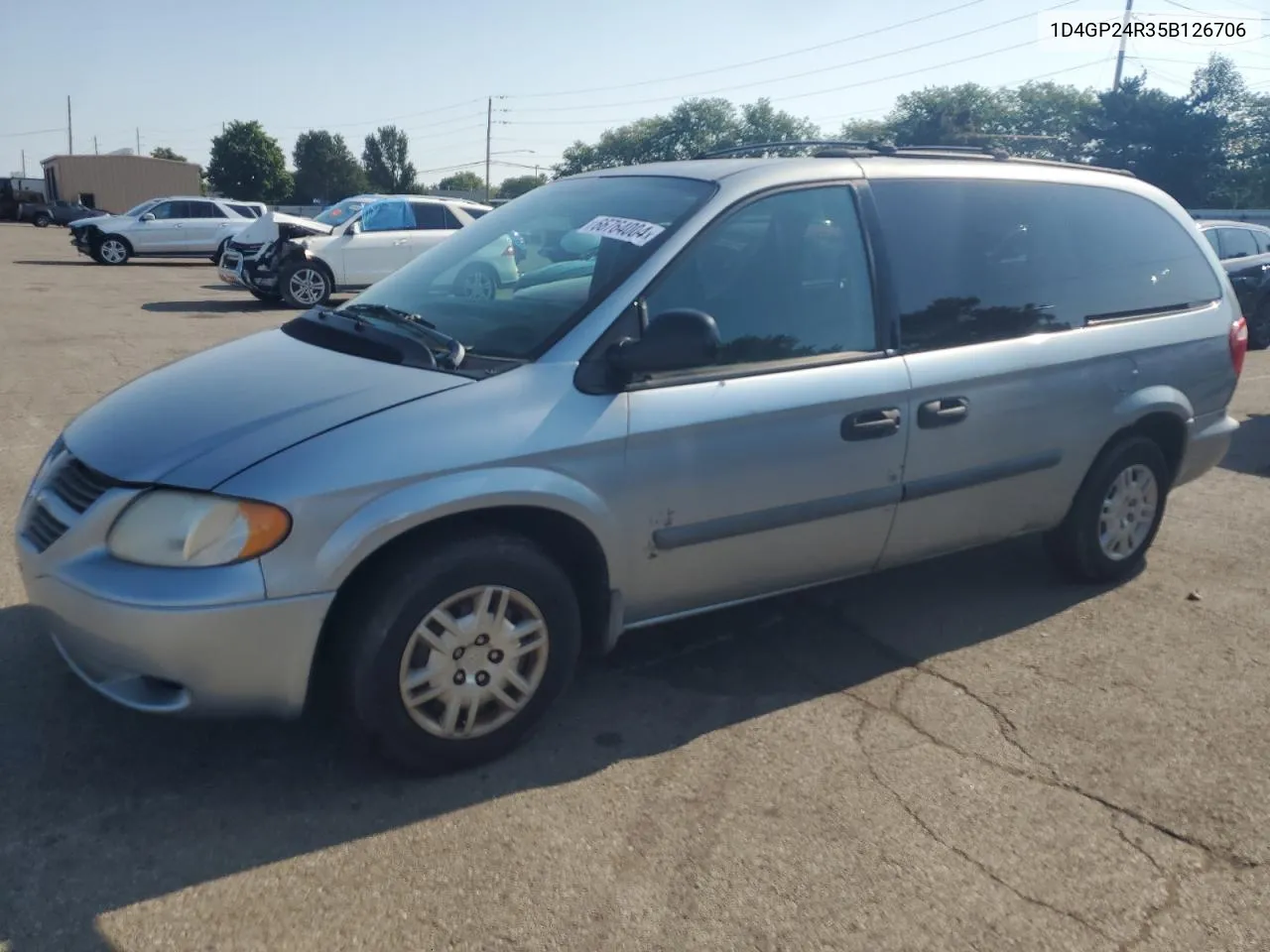 2005 Dodge Grand Caravan Se VIN: 1D4GP24R35B126706 Lot: 66764004