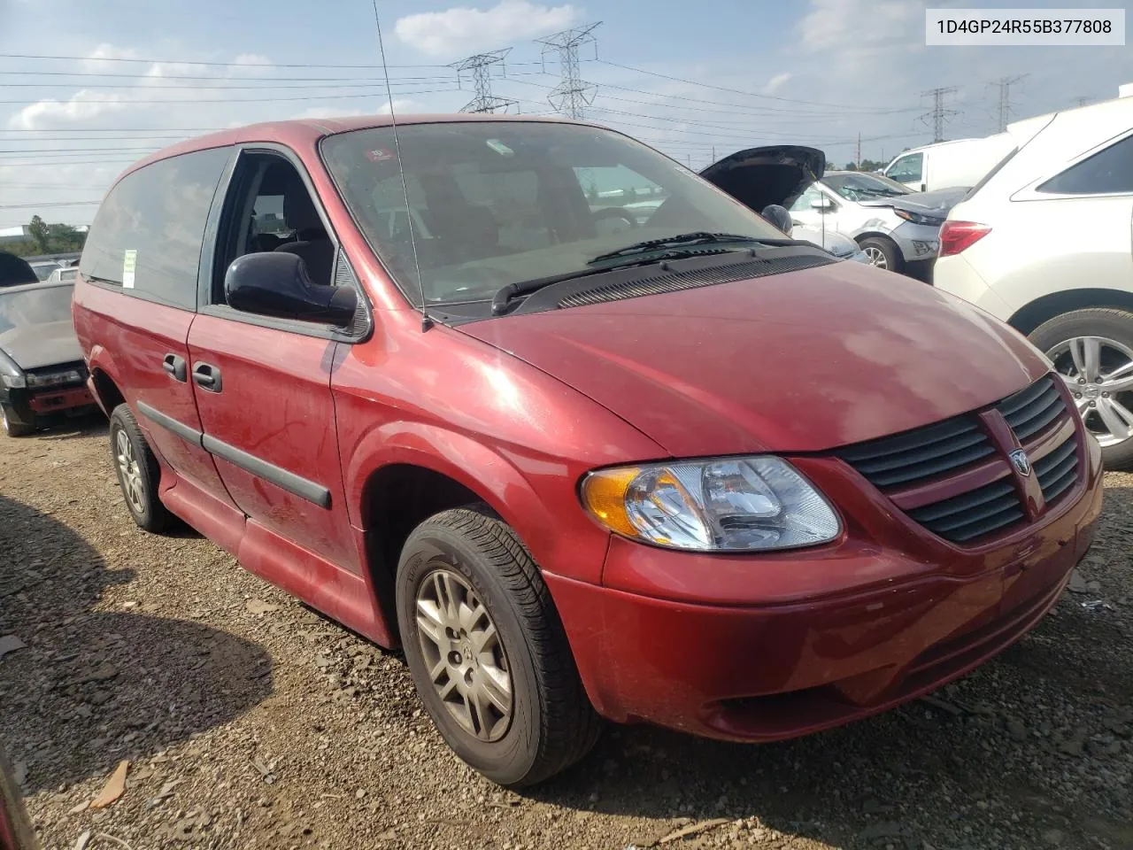 2005 Dodge Grand Caravan Se VIN: 1D4GP24R55B377808 Lot: 69256274