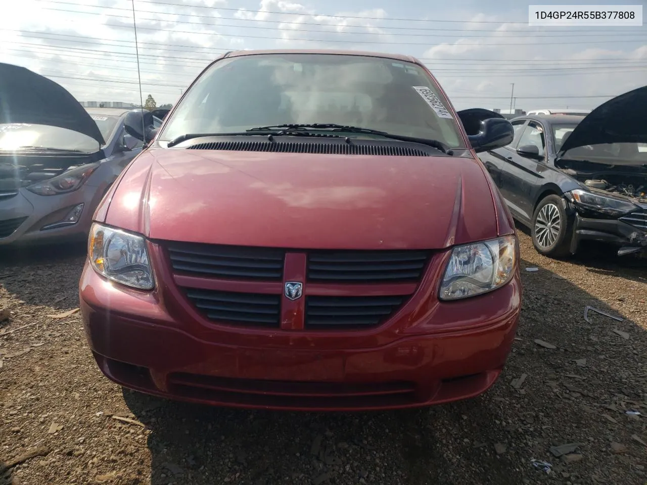 2005 Dodge Grand Caravan Se VIN: 1D4GP24R55B377808 Lot: 69256274