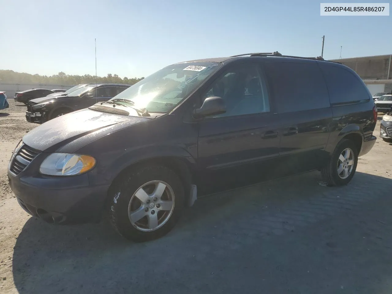 2005 Dodge Grand Caravan Sxt VIN: 2D4GP44L85R486207 Lot: 69475694