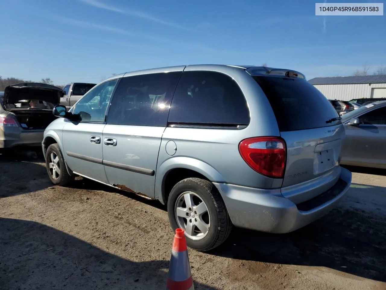 2006 Dodge Caravan Sxt VIN: 1D4GP45R96B591583 Lot: 39805474