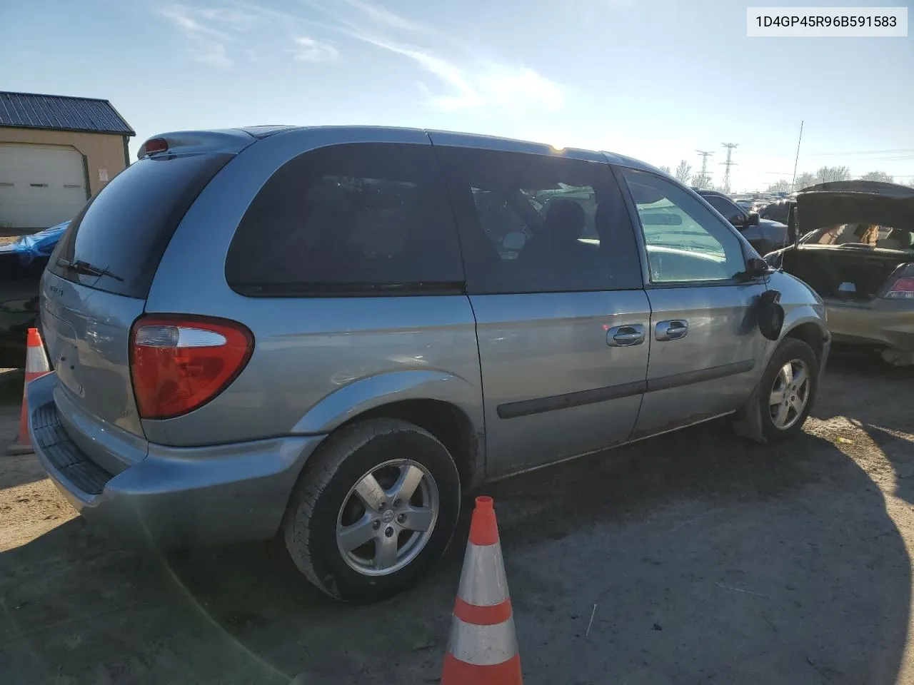 2006 Dodge Caravan Sxt VIN: 1D4GP45R96B591583 Lot: 39805474