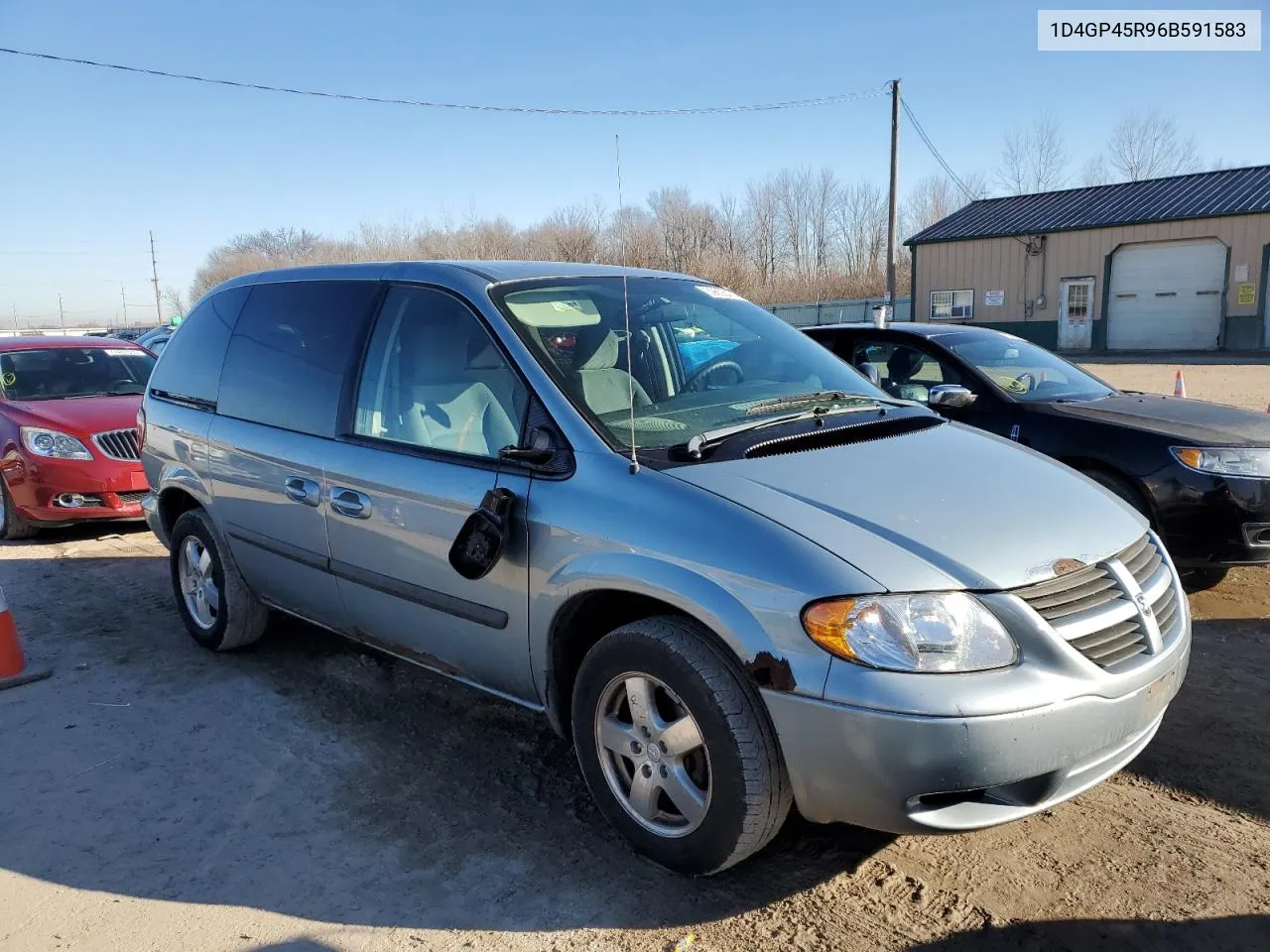 2006 Dodge Caravan Sxt VIN: 1D4GP45R96B591583 Lot: 39805474