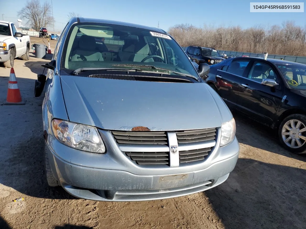 2006 Dodge Caravan Sxt VIN: 1D4GP45R96B591583 Lot: 39805474