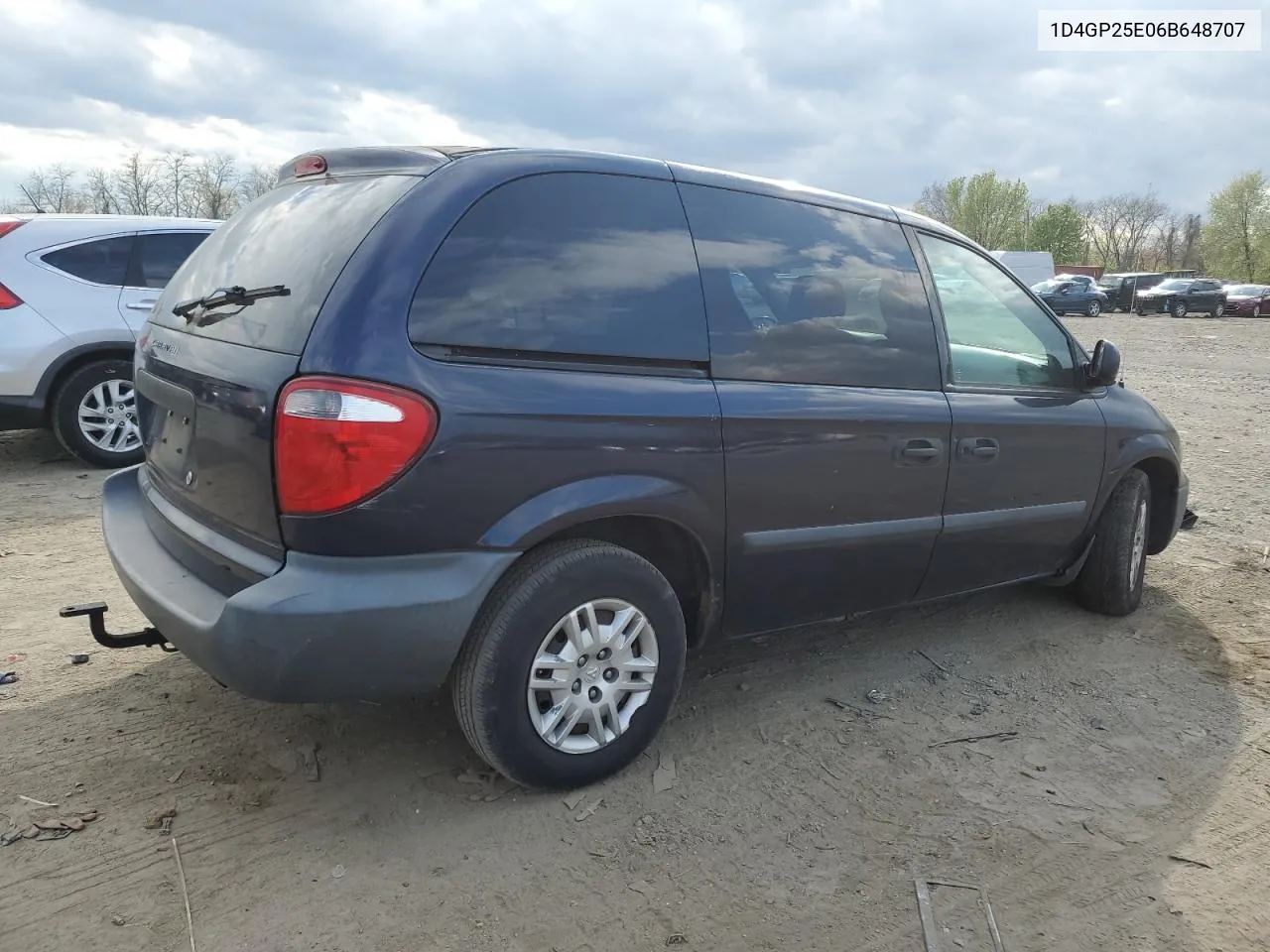 2006 Dodge Caravan Se VIN: 1D4GP25E06B648707 Lot: 49224824