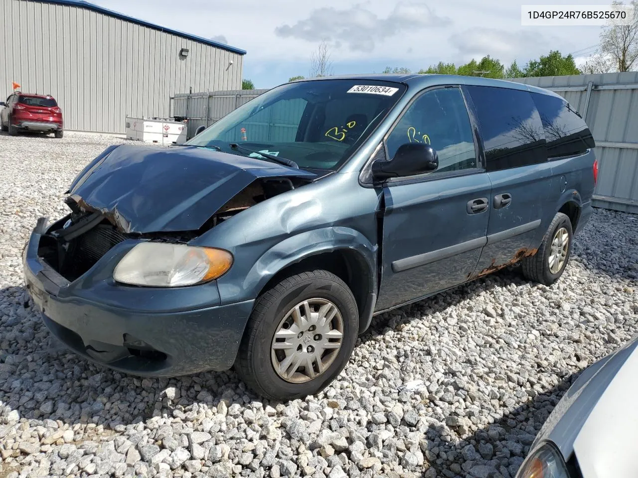 2006 Dodge Grand Caravan Se VIN: 1D4GP24R76B525670 Lot: 53010634