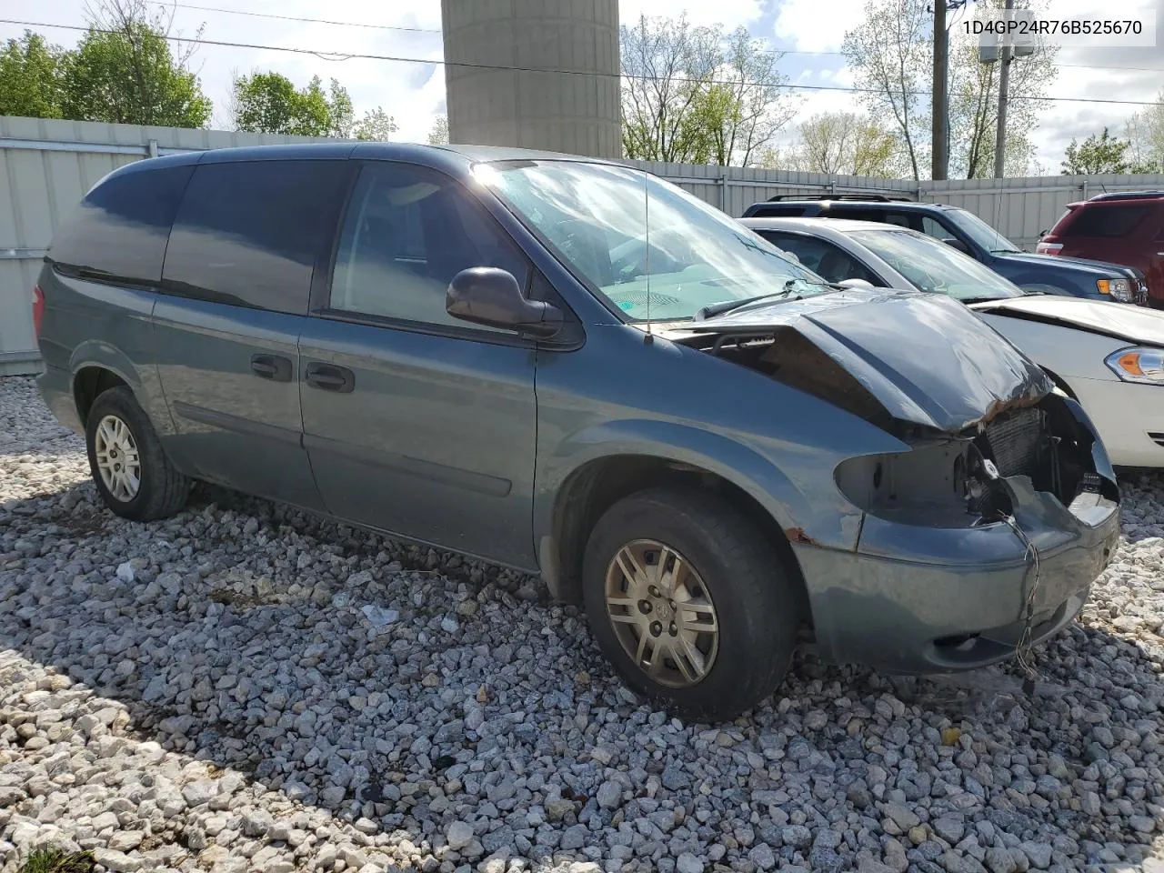 2006 Dodge Grand Caravan Se VIN: 1D4GP24R76B525670 Lot: 53010634