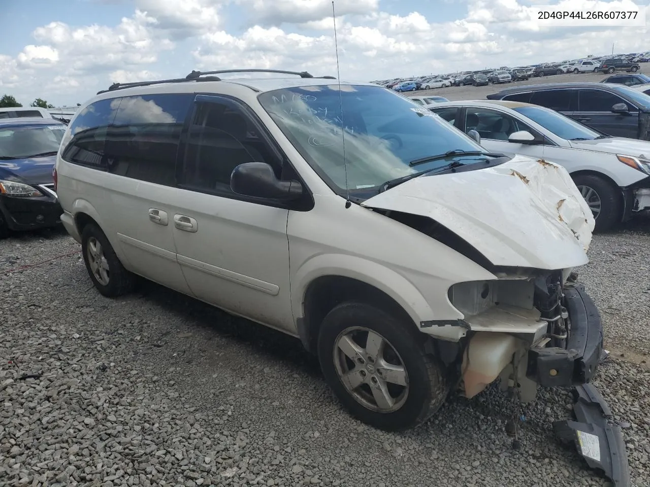 2006 Dodge Grand Caravan Sxt VIN: 2D4GP44L26R607377 Lot: 53964034