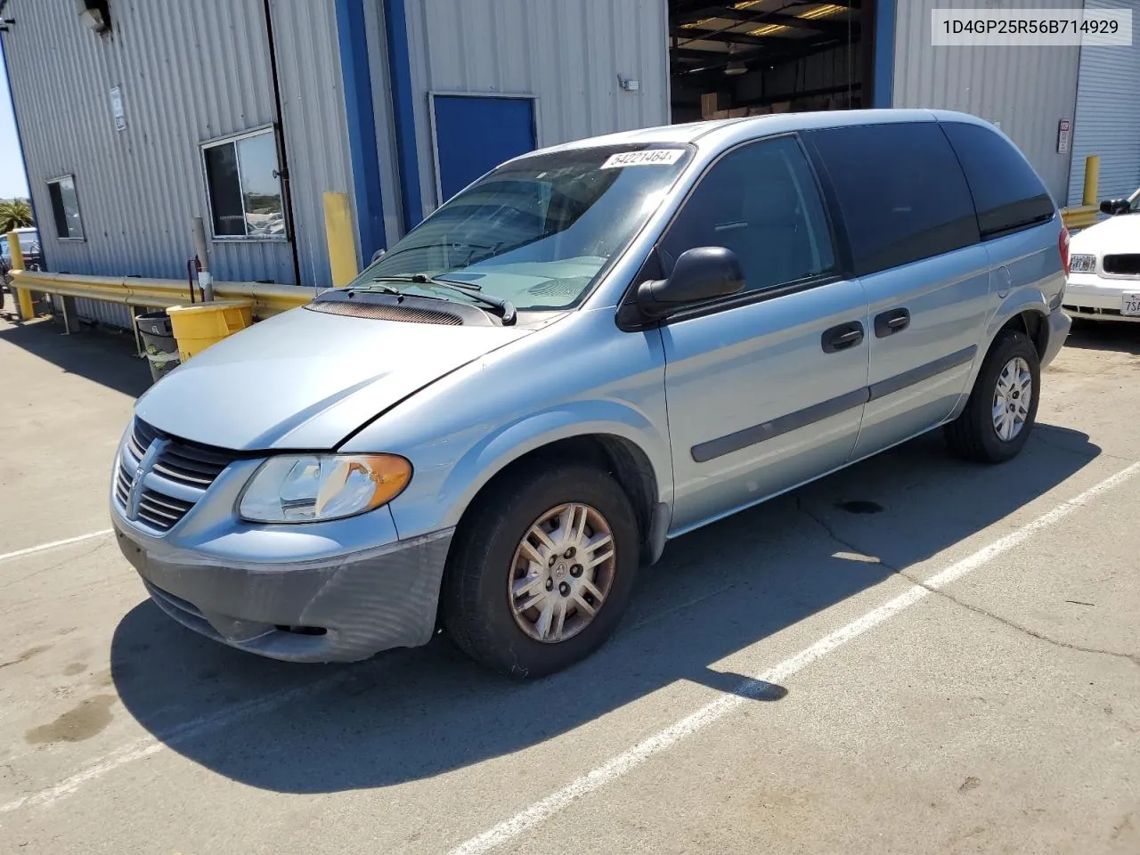 2006 Dodge Caravan Se VIN: 1D4GP25R56B714929 Lot: 54221464