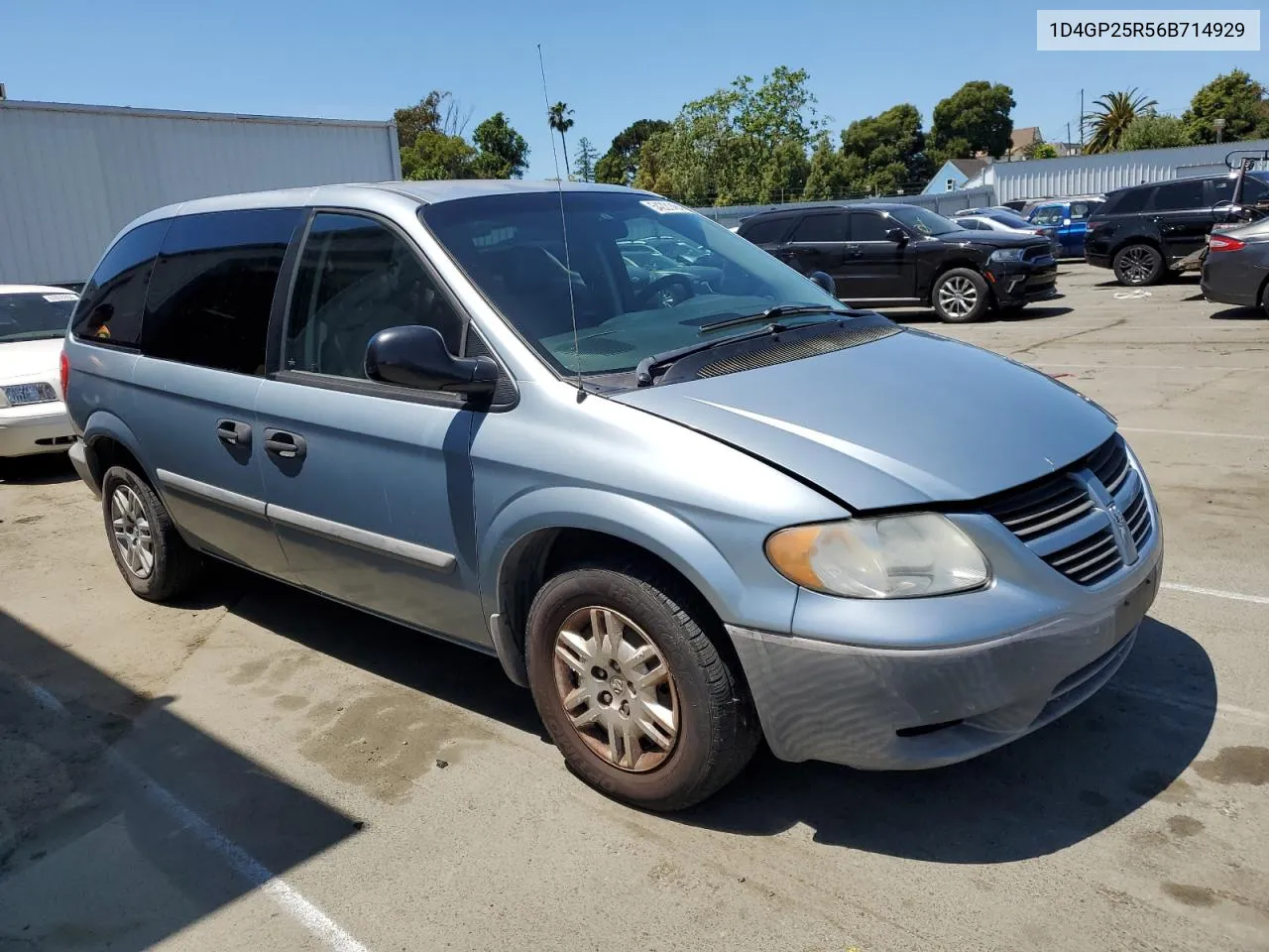 2006 Dodge Caravan Se VIN: 1D4GP25R56B714929 Lot: 54221464