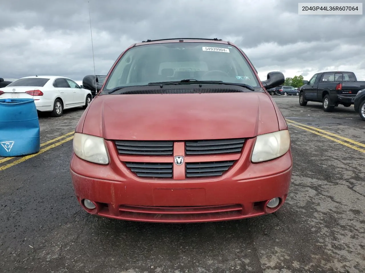 2006 Dodge Grand Caravan Sxt VIN: 2D4GP44L36R607064 Lot: 54939904