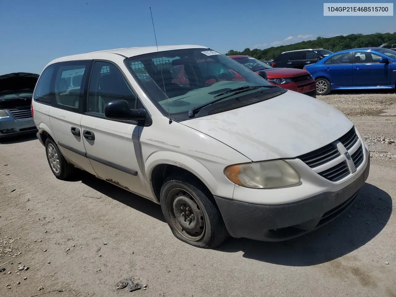 2006 Dodge Caravan C/V VIN: 1D4GP21E46B515700 Lot: 55124054