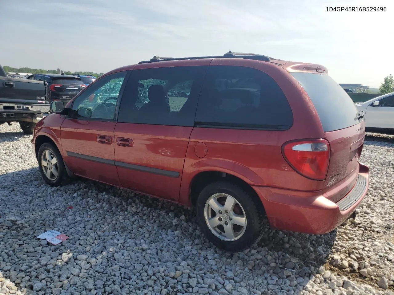 2006 Dodge Caravan Sxt VIN: 1D4GP45R16B529496 Lot: 55193784