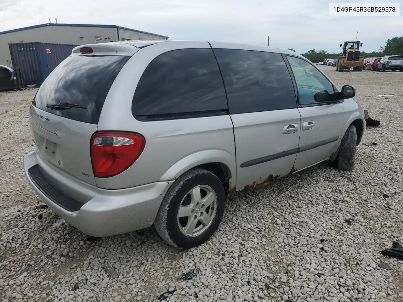 2006 Dodge Caravan Sxt VIN: 1D4GP45R36B529578 Lot: 55699794