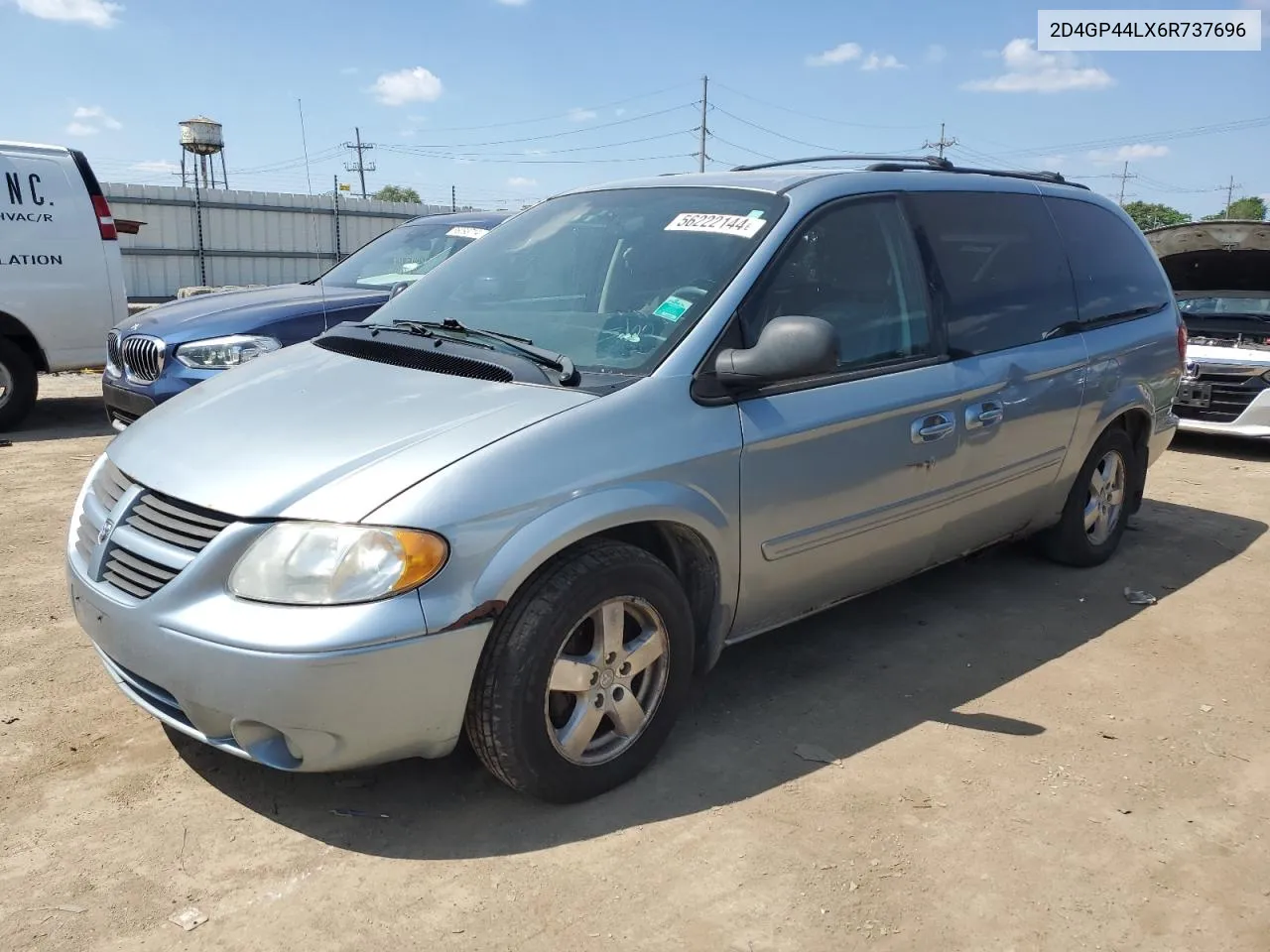 2006 Dodge Grand Caravan Sxt VIN: 2D4GP44LX6R737696 Lot: 56222144