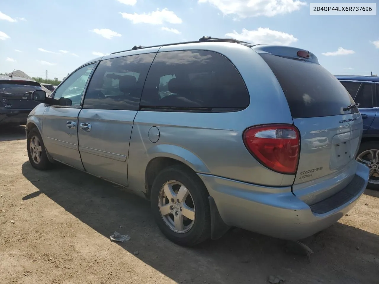 2006 Dodge Grand Caravan Sxt VIN: 2D4GP44LX6R737696 Lot: 56222144