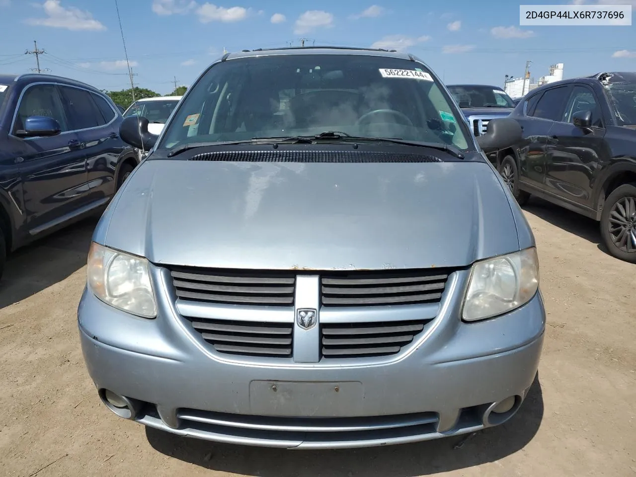 2006 Dodge Grand Caravan Sxt VIN: 2D4GP44LX6R737696 Lot: 56222144